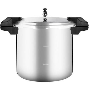 Imagem de Panela de Pressão Rochedo Pro 20 Litros Alta Capacidade Polida e Fecha
