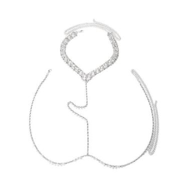 Imagem de Colar De Cintura Com Cristais Brilhantes Para Mulheres, Bijuteria Sexy