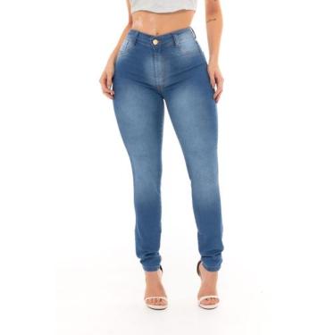 Imagem de Calça Skinny feminina jeans basica Premium Cintura alta - Taiga, 36