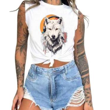 Imagem de Cropped T-Shirts Feminino Estampado Várias Estampas 33 - megan basic, 