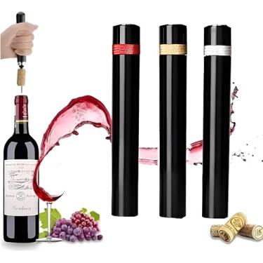 Imagem de Abridor de vinhos e garrafas Saca Rolha Abridor de Vinho Pneumático Bomba Ar Pressão Agulha