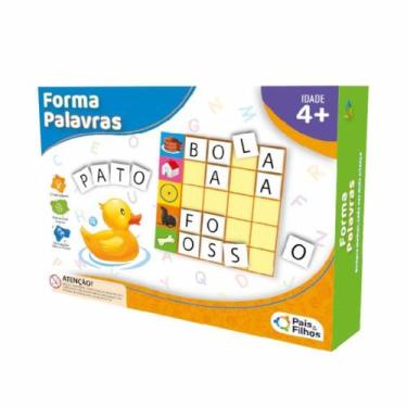Imagem de Jogo Pedagogico Alfabeto Letras Forma Palavras Pais E Filhos - Pais & 