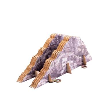 Imagem de menolana Rampa de obstáculos simulada para carros RC Crawler, acessórios DIY fáceis de usar, adereço para cenas de escalada para carros RC em escala 1/24 e, O Pico