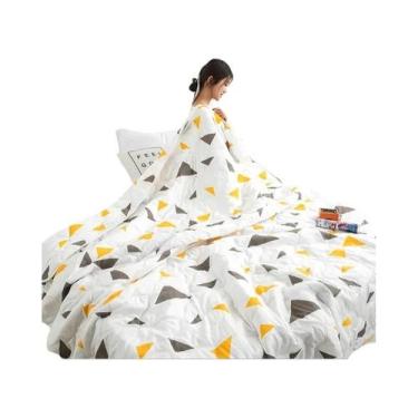 Imagem de Cobertor para sofá cobertor de inverno king size casa quente xadrez co