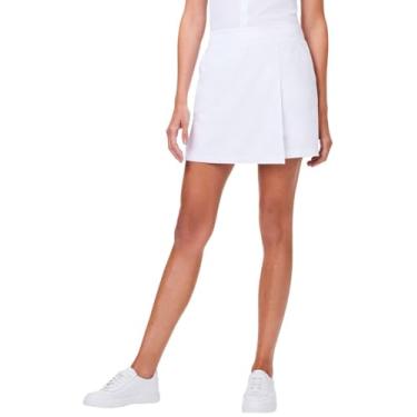 Imagem de NIC+ZOE Short feminino Tech Stretch Faux Wrap, Papel branco, G