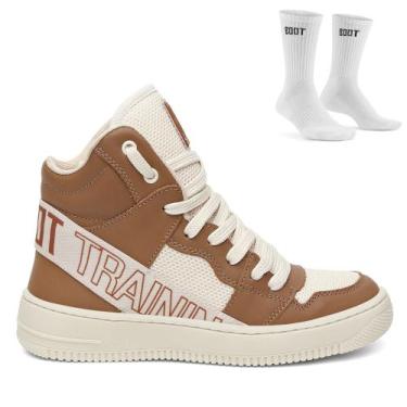 Imagem de Bota de Treino Feminino Boot Training Elastic + Meia Fitness Gym - Boo