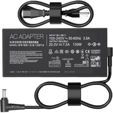 Imagem de Cargador AC de 150W compatível com Asus TUF Gaming A15 A17 F15 F17 FX505 FX506 FA506 FA506 FX566 FX705 FX86 FX95 FX706 FX766 ADP-150CH B A15-150P111 A Portable para juege Go