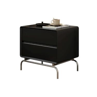 Imagem de Mesa de cabeceira de madeira maciça, mesa de cabeceira, mobília, quarto, mobília, vintage, sala de estar, aparadores, quarto (preto)