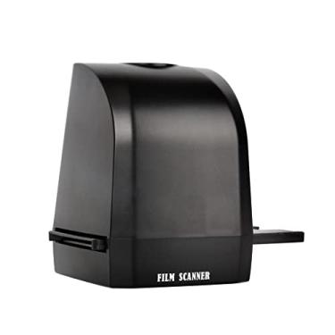 Imagem de JNIYHGENS Scanner digital de filme e foto converte slides e negativos de 35 mm/135 em JPEG digital, 2400/4800 DPI, preto