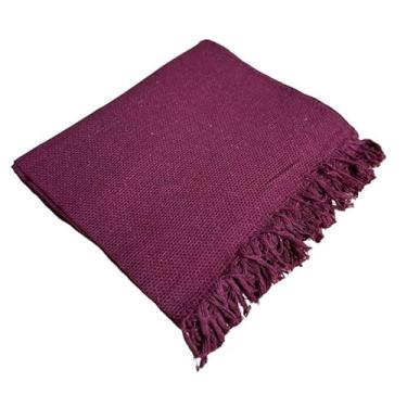 Imagem de Manta para Sofá King Gigante Algodão 3,00 x 1,80 Protetor Decoração(King Vinho)