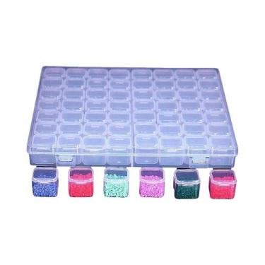 Imagem de Conjunto De Ferramentas Para Pintura Com Diamantes DIY 28/56 Compartim