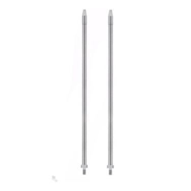 Imagem de Kit 4 Alongadores Cromados De Antena Px 60Cm Caminhão