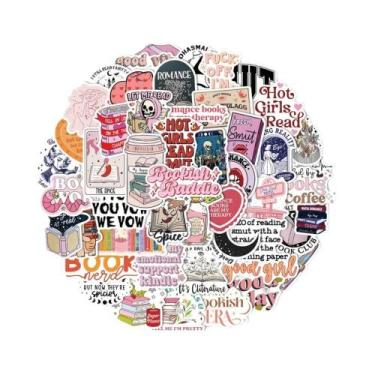 Imagem de Adesivos Impermeáveis Estilo Romântico Para Kindle, Bagagem, Guitarra,