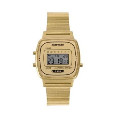 Imagem de Relógio Feminino Mormaii Vintage Digital MO13722/7D Dourado-Feminino