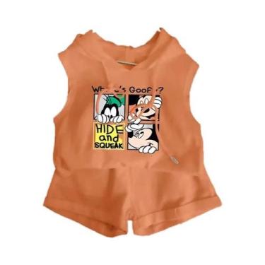 Imagem de Conjunto Infantil Mickey Mouse 2 Peças: Camiseta E Shorts - Roupa Infa