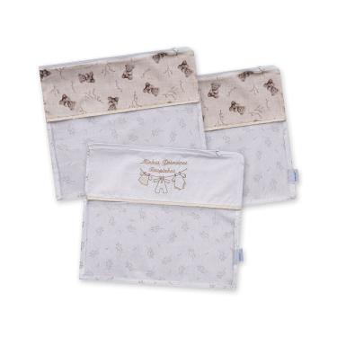 Imagem de Saquinho Maternidade com 03 Peças 30 cm x 36 cm Baby Joy
