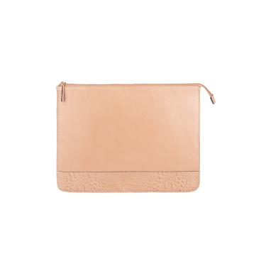 Imagem de Pasta envelope de couro liso Bruna