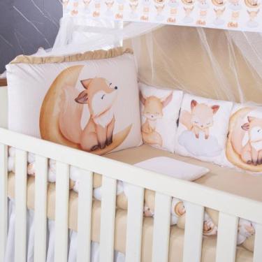 Imagem de Kit Berço Americano 13 peças para Enxoval Bebe Menino - Carinha de Anj