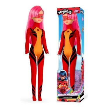 Imagem de Boneca Miraculous LadyDragon Fashion Doll 30cm - Baby Brink, Vermelho