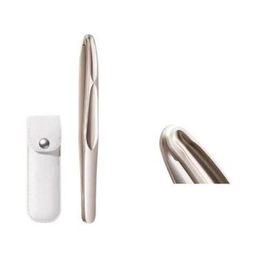 Imagem de Pinça De Precisão Em Aço Inoxidável Para Sobrancelhas, Cílios, Barba E