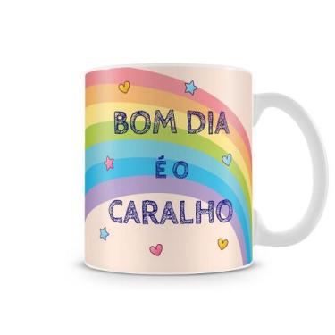 Imagem de Caneca Unicórnio Meme Bom Dia é o C - Artgeek