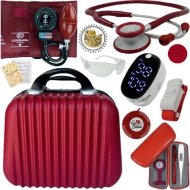 Imagem de Kit Medicina Aparelho Pressao Estetoscopio Completo - Love Saude, BIC 