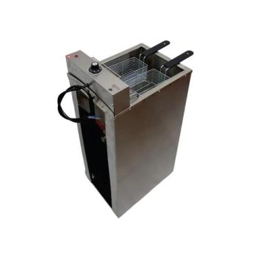 Imagem de Fritadeira Elétrica e Gabinete Água e Óleo 26L 5000W 220V - Stevan Met