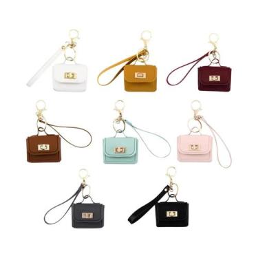 Imagem de Chaveiro De Bolsa Mini De Couro Coreano Fofo E Moderno, Pingente De Bo