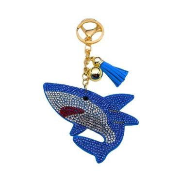 Imagem de Chaveiro De Cristal Dourado Em Forma De Cachorro Chihuahua Para Mulher