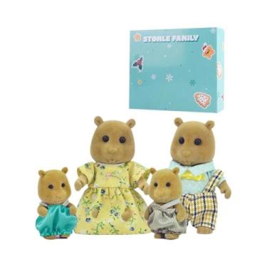 Imagem de Conjunto De Brinquedos De Animais Da Família Florestal Para Casa De Bo