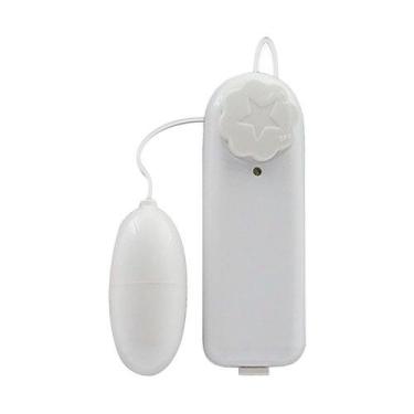 Imagem de Vibrador Feminino Ovo Bullet Com Estimulador Branco - vipmix