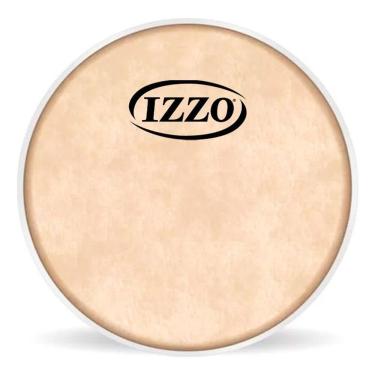 Imagem de Pele Animal Para Percussão 12 Pol Couro Caprino C/Aro Izzo 7015