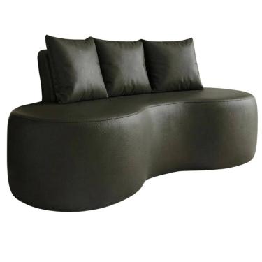 Imagem de Sofa 2 Lugares Organico Ibiza 160 cm Corino Vazzano