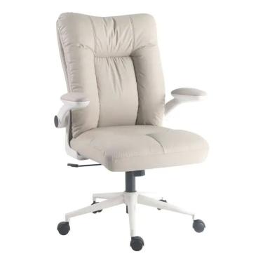 Imagem de Cadeira Escritorio Executiva Cloud Cotton Bege Ate 150kg Bege