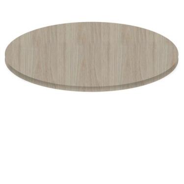 Imagem de Tampo Redondo 80 cm (Largura) PE40 Pandin MDP 4,00 cm (altura) Cor Nog