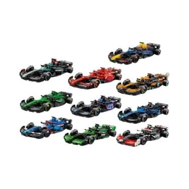 Imagem de 2025 77242-77251 Carro Esportivo Super Rápido F1 De Blocos De Montar 2