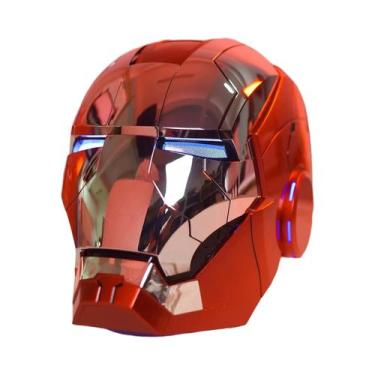 Imagem de Capacete Vestível Adulto Do Homem De Ferro Para Cosplay Com Controle D