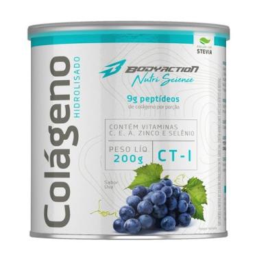 Imagem de Colágeno Hidrolisado Nutri Science - 200g Uva - BodyAction - Body Acti