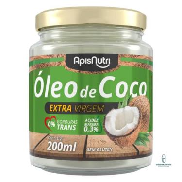 Imagem de Óleo de Coco Extravirgem 200mL - Apisnutri
