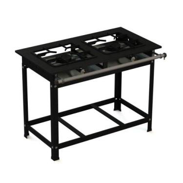 Imagem de Fogão Industrial 30x30 P7 2 Bocas Alta Pressão JS Martins - JL Colombo