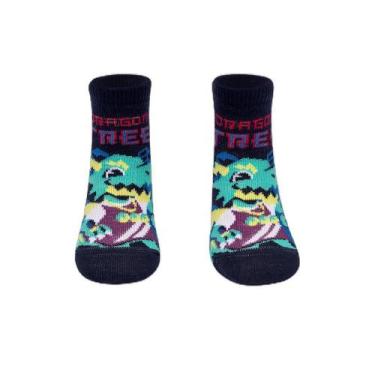 Imagem de Meia Soquete Bebê Menino Dragão Street - Puket, 15 A 18