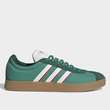 Imagem de Tênis Adidas VL Court Base Masculino, Verde, 44