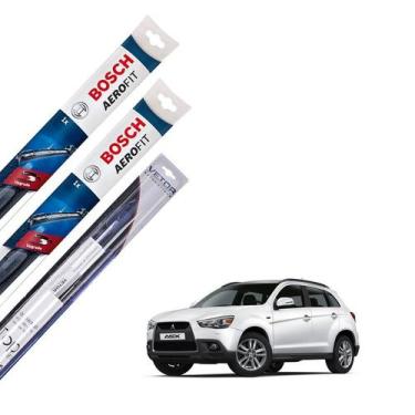 Imagem de Kit palheta Limpador Parabrisa Mitsubishi ASX 2011 2012 2013 - Bosch e