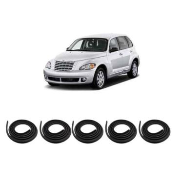 Imagem de Kit Borracha Vedação Das 4 Portas + Borracha Do Porta Malas Pt Cruiser