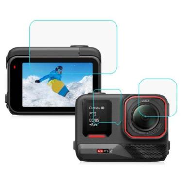 Imagem de Película de Proteção para Insta360 Ace Pro 2 em Vidro Temperado - Tele