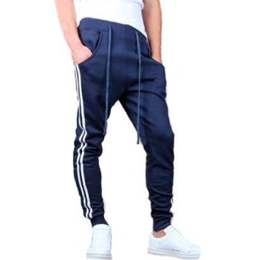 Imagem de Calça De Moletom Masculina Saruel Skinny Sport Luxo-Masculino