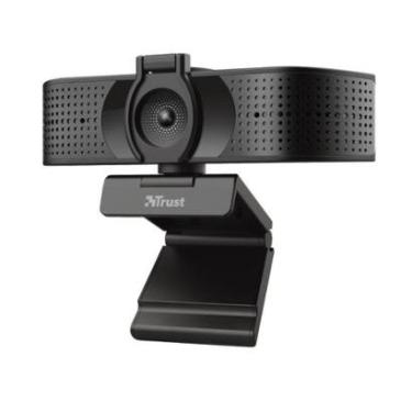 Imagem de Webcam Trust Teza 4K Ultra HD com Tripé, Microfones Duplos, Filtro de Privacidade, USB, - 24280-Unissex