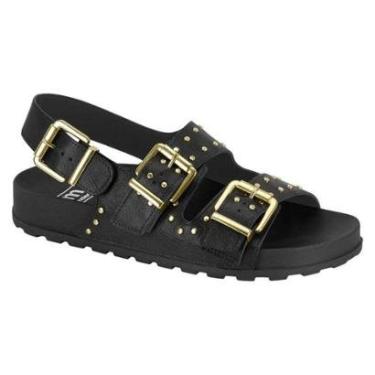 Imagem de Sandália Feminina Slingback Preto Moleca 5436.445-Feminino