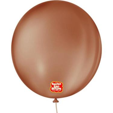Imagem de Balão Redondo N09 Café Brasil - Pacote com 50 Unidades - Sao Roque