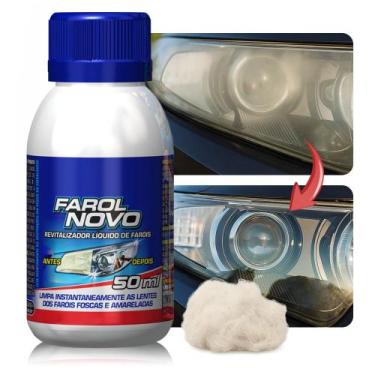 Imagem de Restaurador de Farol Jac J6 2011 2012 2013 Abrilhantador Lente Vidro R